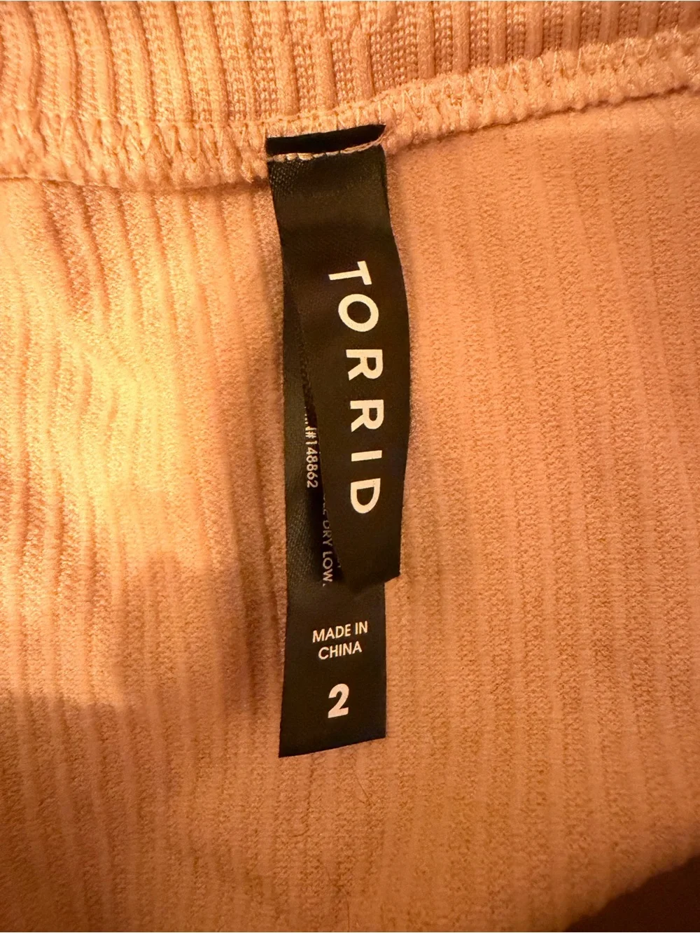 Torrid Nude Ribbed Bandeau Bra